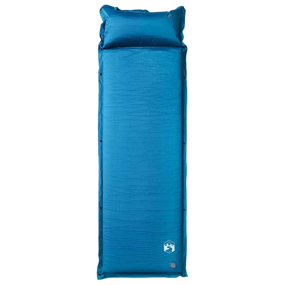 Saltea De Camping Gonflabilă Cu Pernă, 1 Persoană,