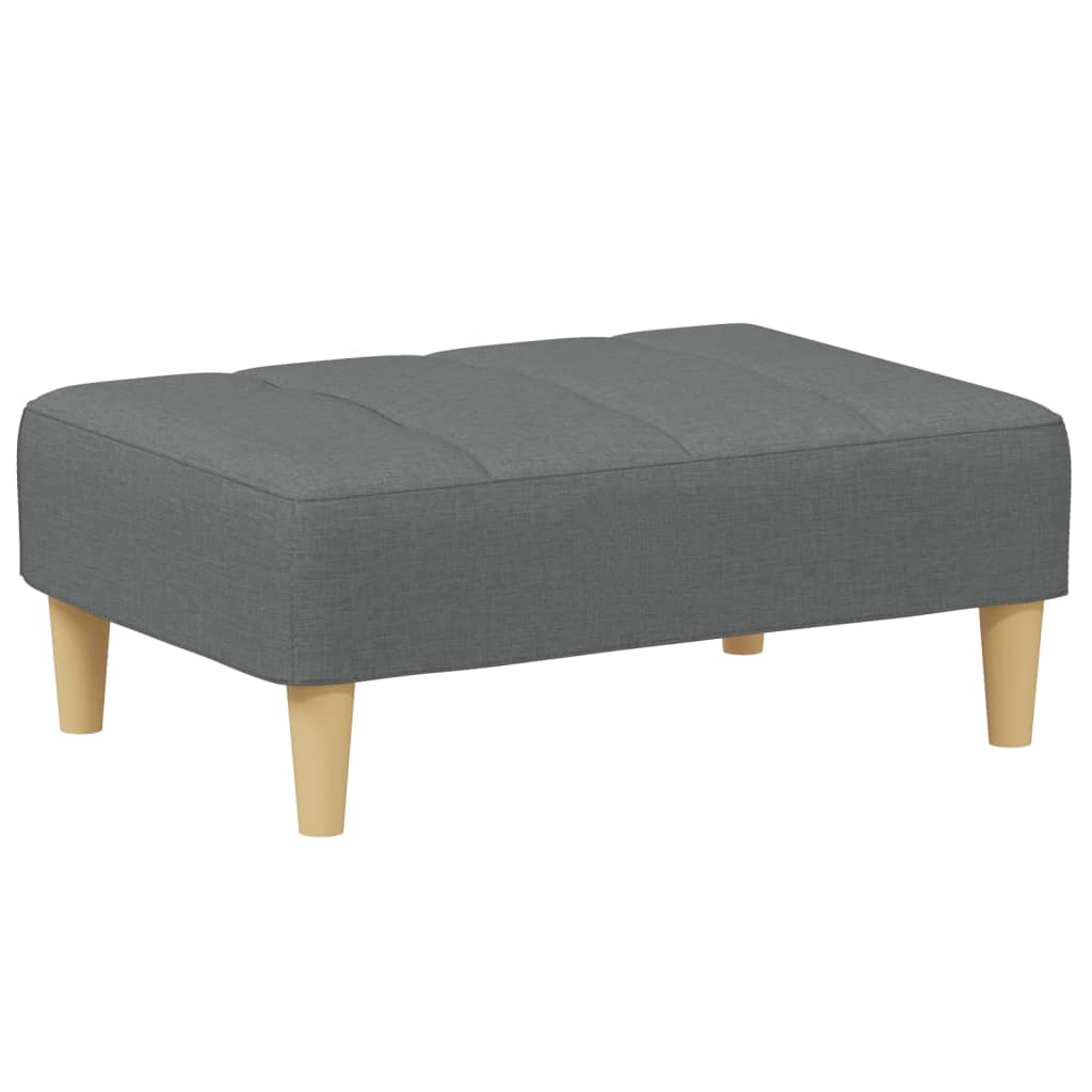 Canapea Extensibilă Cu Taburet, 2 Locuri, , Textil