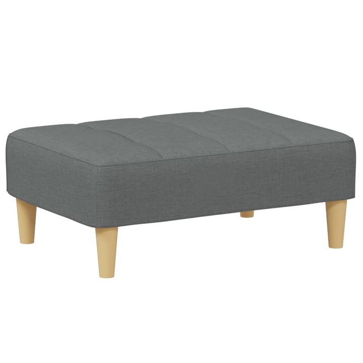 Canapea Extensibilă Cu Taburet, 2 Locuri, , Textil