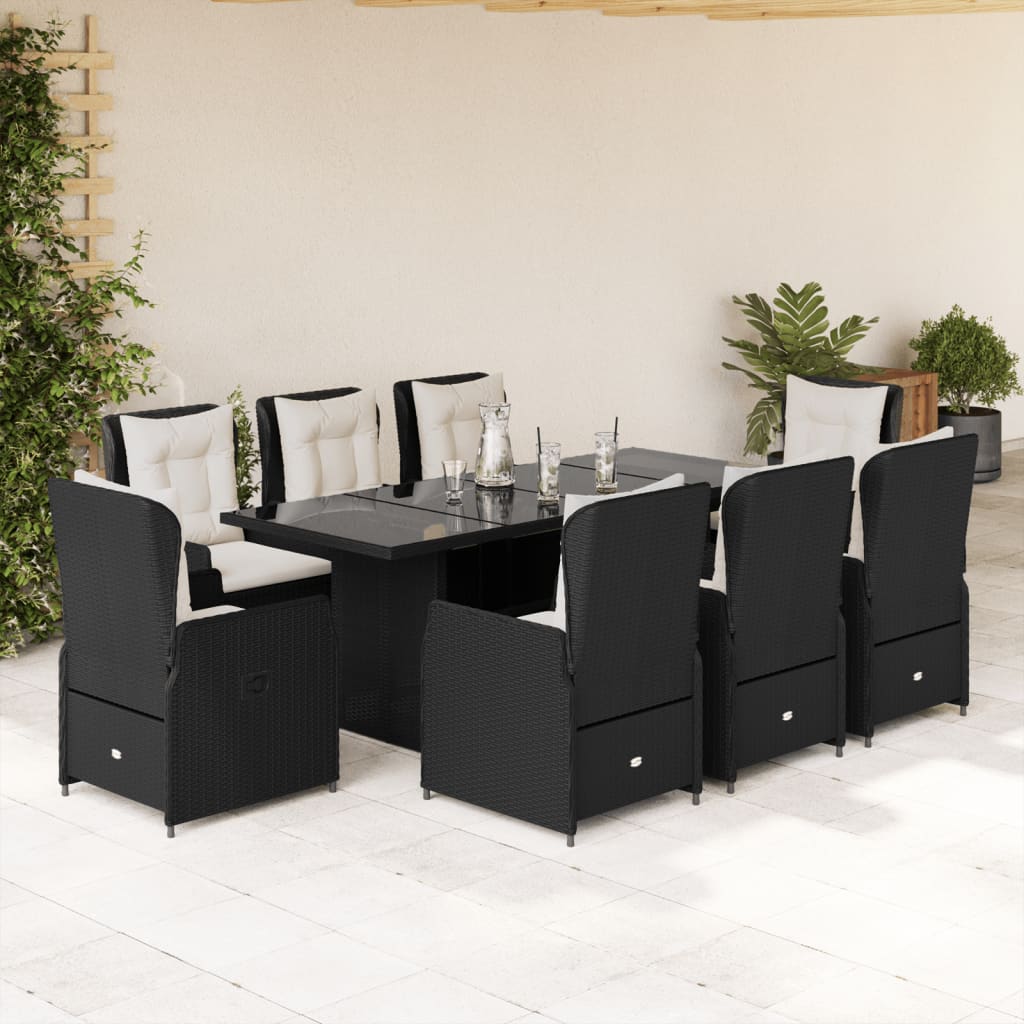 Set Mobilier De Grădină Cu Perne, 7 Piese, , Poliratan