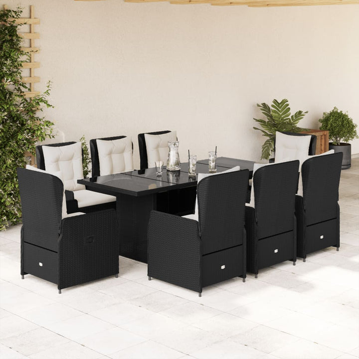 Set Mobilier De Grădină Cu Perne, 7 Piese, , Poliratan