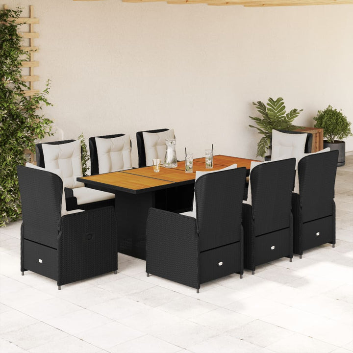 Set Mobilier De Grădină Cu Perne, 7 Piese, , Poliratan