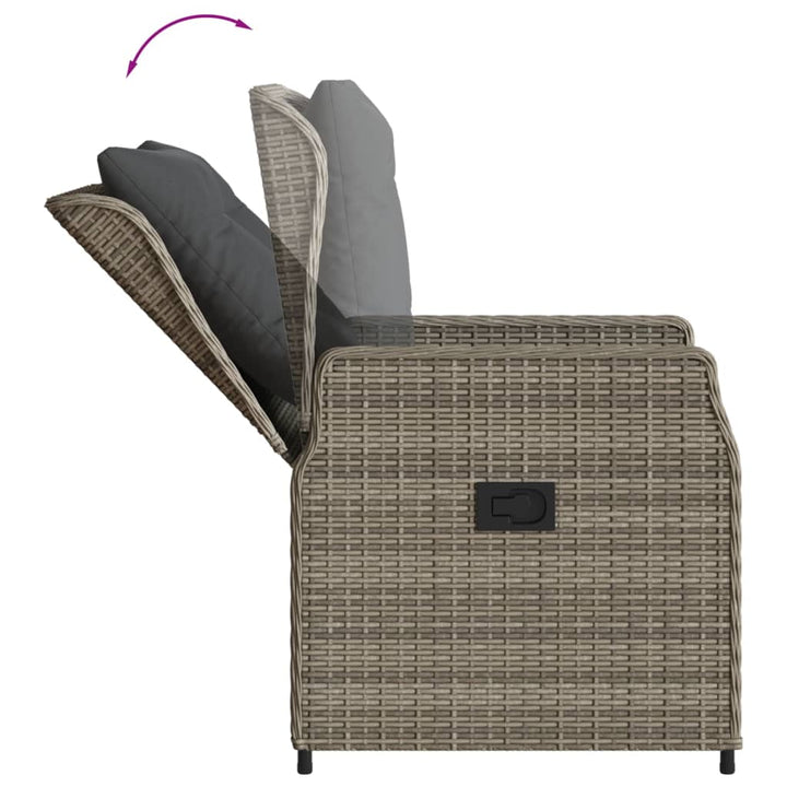 Set Mobilier De Grădină Cu Perne, 7 Piese, , Poliratan