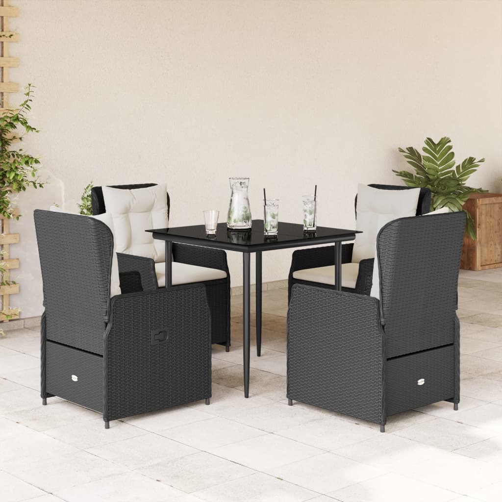 Set Mobilier De Grădină Cu Perne, 3 Piese, , Poliratan