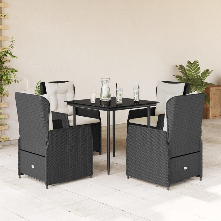Set Mobilier De Grădină Cu Perne, 3 Piese, , Poliratan