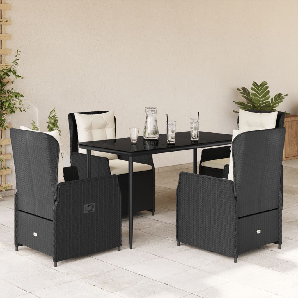 Set Mobilier De Grădină Cu Perne, 3 Piese, , Poliratan