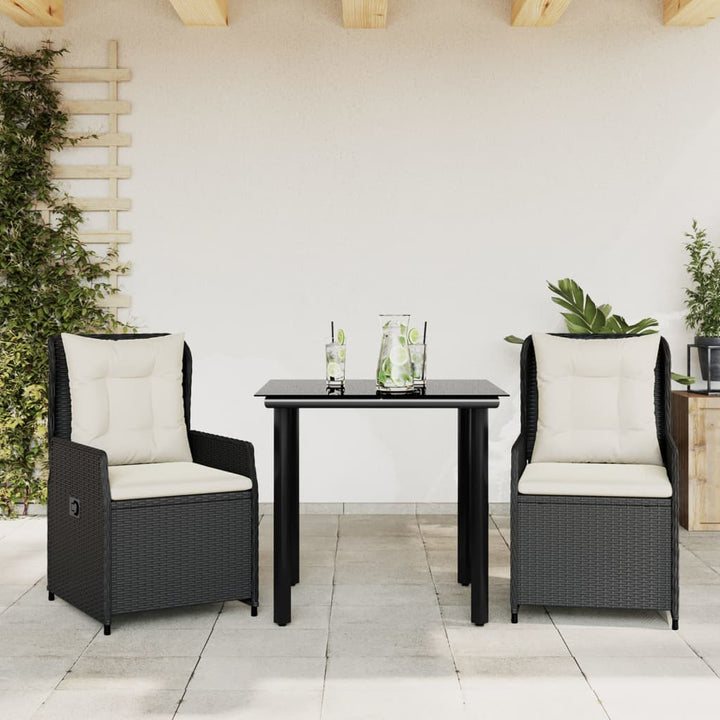 Set Mobilier De Grădină Cu Perne, 9 Piese, , Poliratan