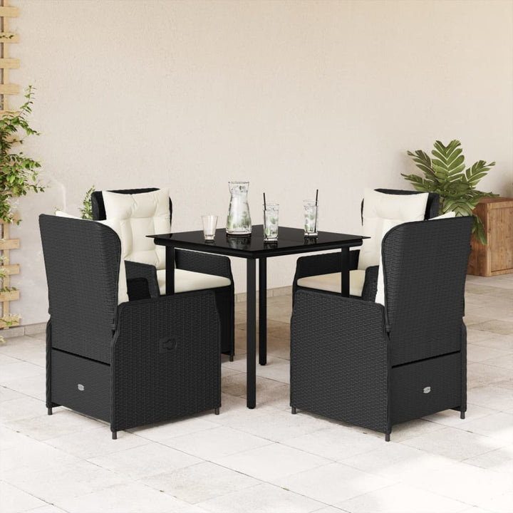 Set Mobilier De Grădină Cu Perne, 9 Piese, , Poliratan