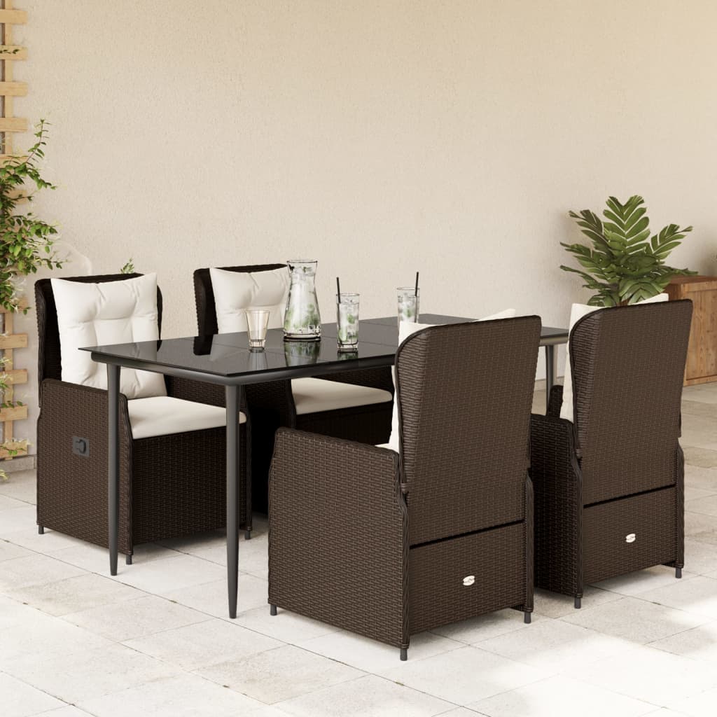 Set Mobilier De Grădină Cu Perne, 3 Piese, , Poliratan