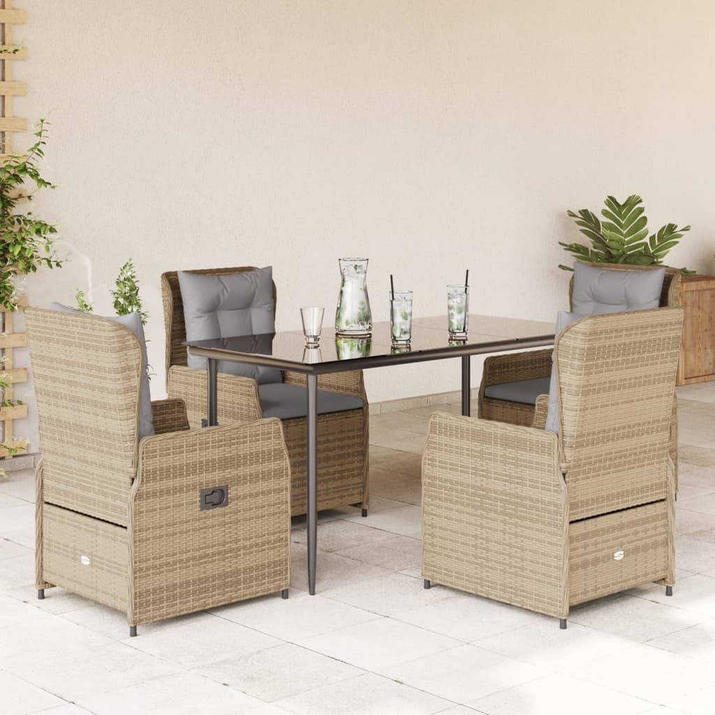 Set Mobilier De Grădină Cu Perne, 3 Piese, , Poliratan
