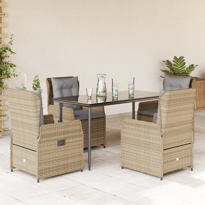 Set Mobilier De Grădină Cu Perne, 3 Piese, , Poliratan