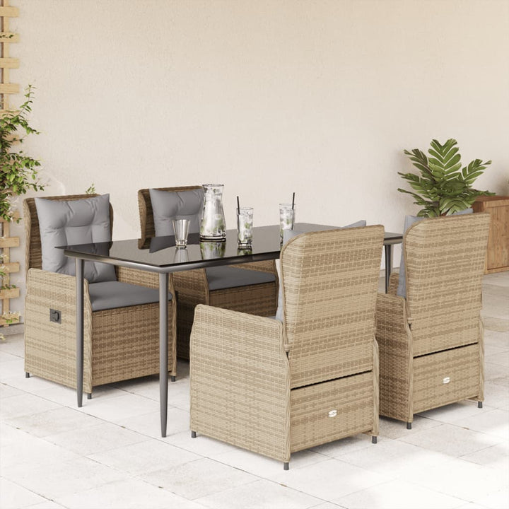 Set Mobilier De Grădină Cu Perne, 3 Piese, , Poliratan