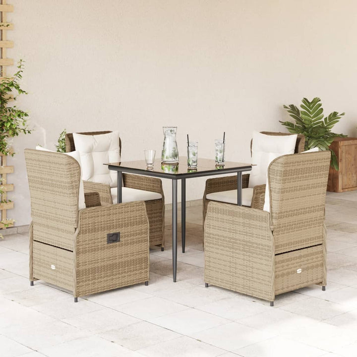Set Mobilier De Grădină Cu Perne, 3 Piese, , Poliratan
