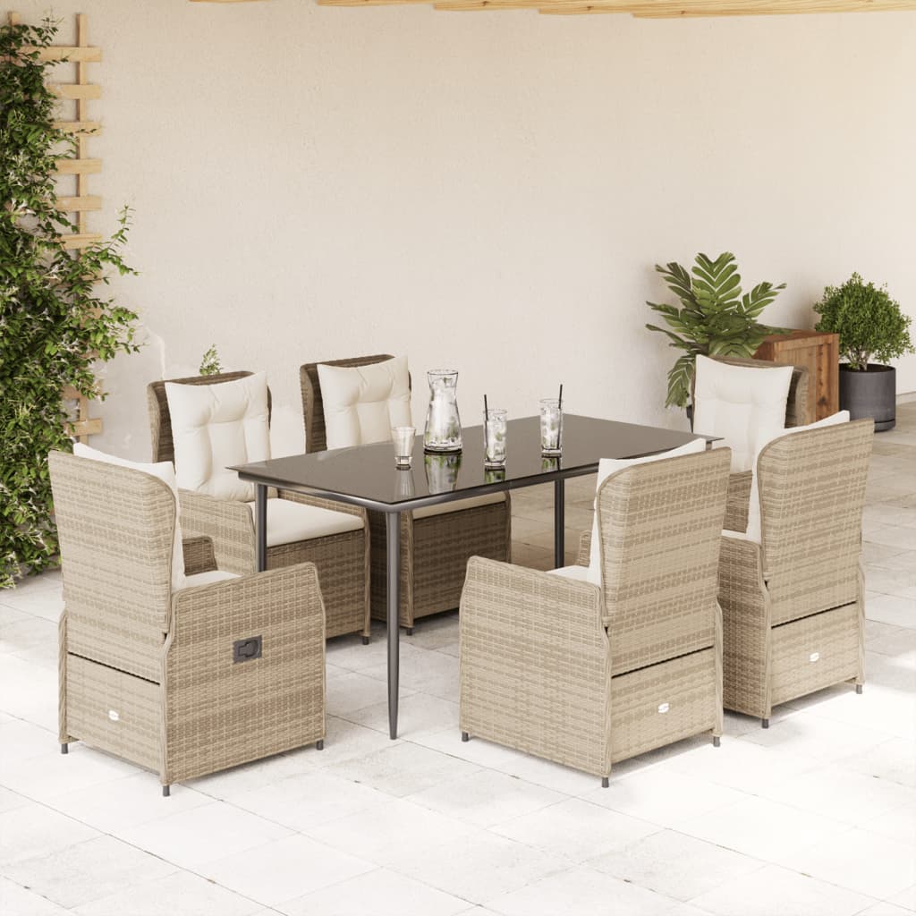 Set Mobilier De Grădină Cu Perne, 3 Piese, , Poliratan