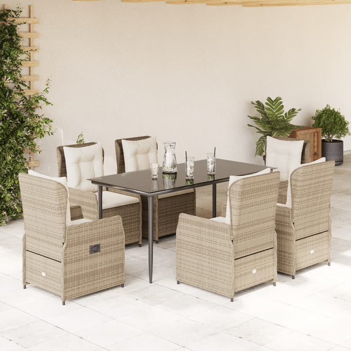 Set Mobilier De Grădină Cu Perne, 3 Piese, , Poliratan