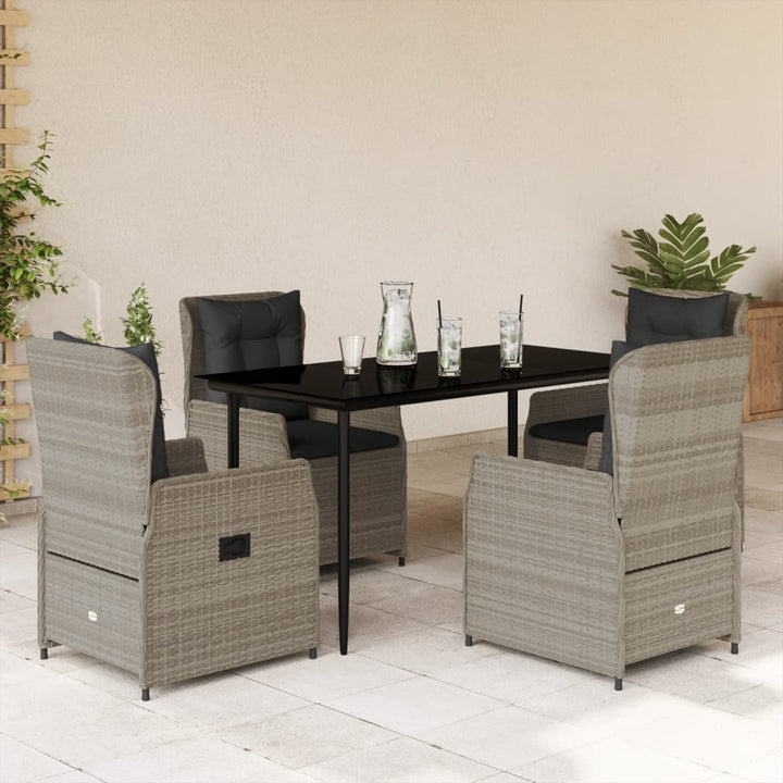 Set Mobilier De Grădină Cu Perne, 3 Piese, , Poliratan