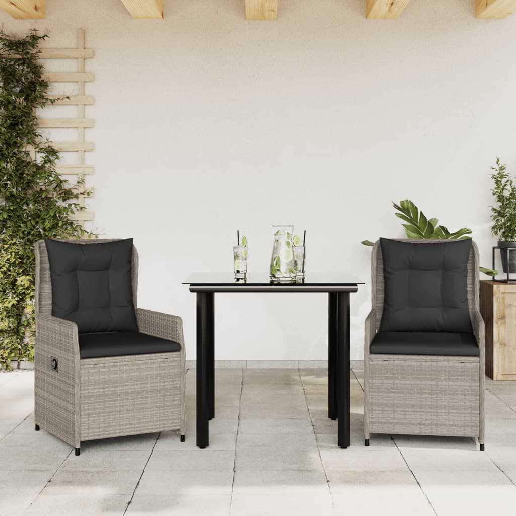 Set Mobilier De Grădină Cu Perne, 9 Piese, , Poliratan