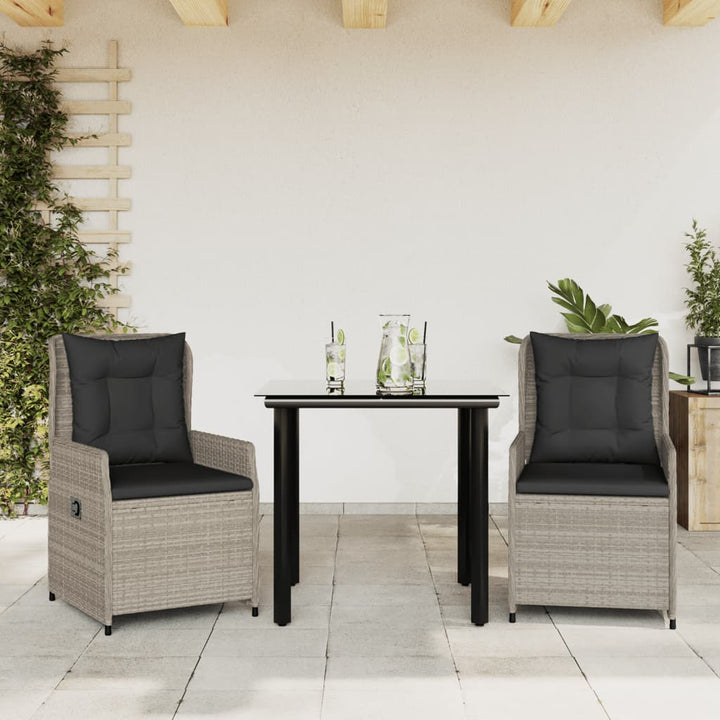 Set Mobilier De Grădină Cu Perne, 9 Piese, , Poliratan