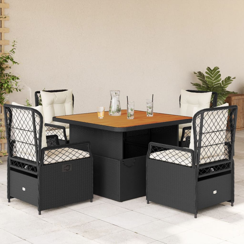 Set Mobilier De Grădină Cu Perne, 3 Piese, Bej, Poliratan