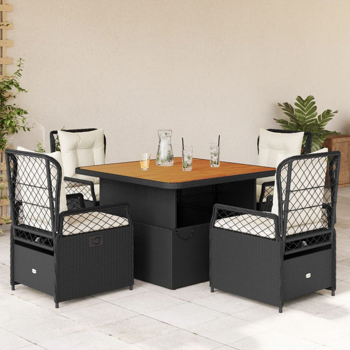 Set Mobilier De Grădină Cu Perne, 3 Piese, Bej, Poliratan