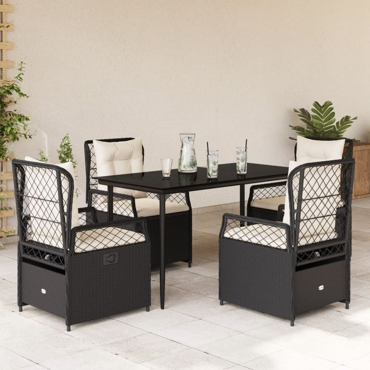 Set Mobilier De Grădină Cu Perne, 3 Piese, , Poliratan