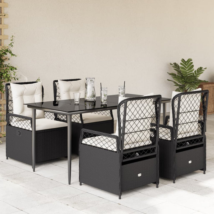 Set Mobilier De Grădină Cu Perne, 3 Piese, , Poliratan