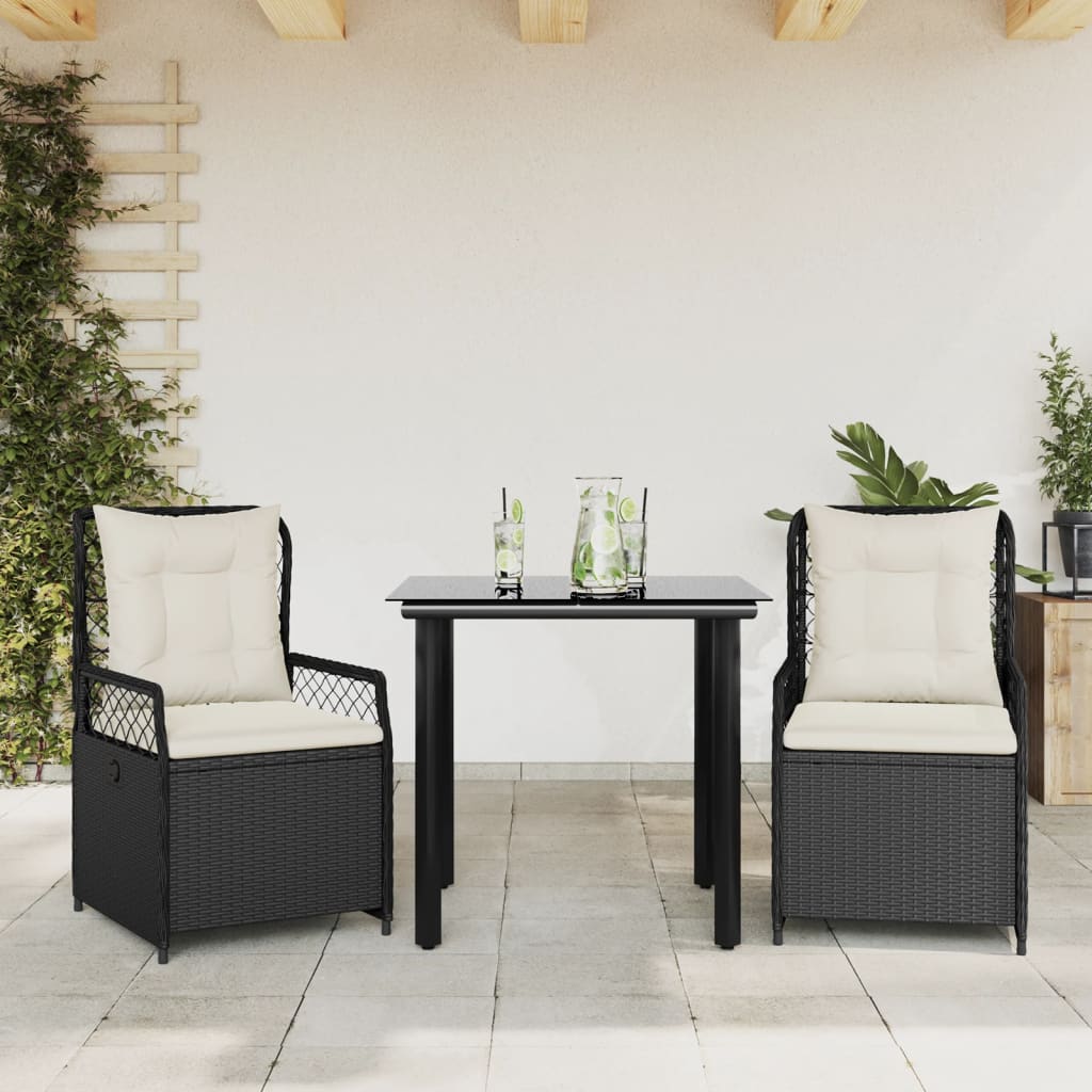 Set Mobilier De Grădină Cu Perne, 7 Piese, , Poliratan