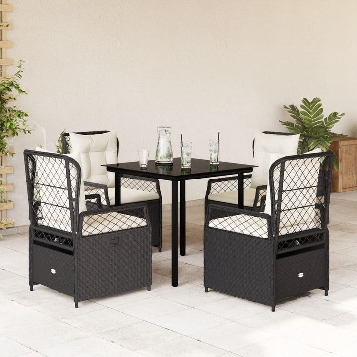 Set Mobilier De Grădină Cu Perne, 7 Piese, , Poliratan