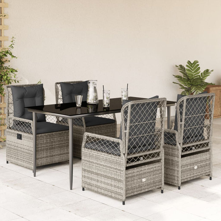 Set Mobilier De Grădină Cu Perne, 3 Piese, , Poliratan