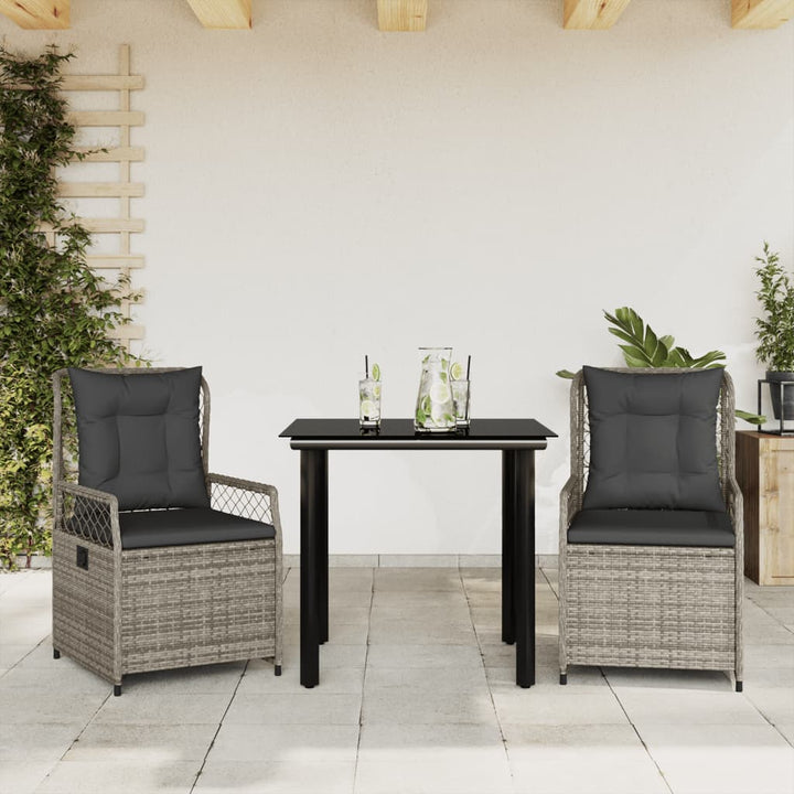 Set Mobilier De Grădină Cu Perne, 7 Piese, , Poliratan