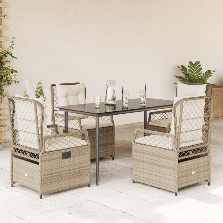 Set Mobilier De Grădină Cu Perne, 3 Piese, , Poliratan