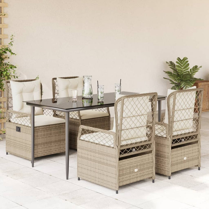 Set Mobilier De Grădină Cu Perne, 3 Piese, , Poliratan