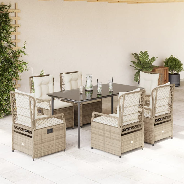 Set Mobilier De Grădină Cu Perne, 3 Piese, , Poliratan