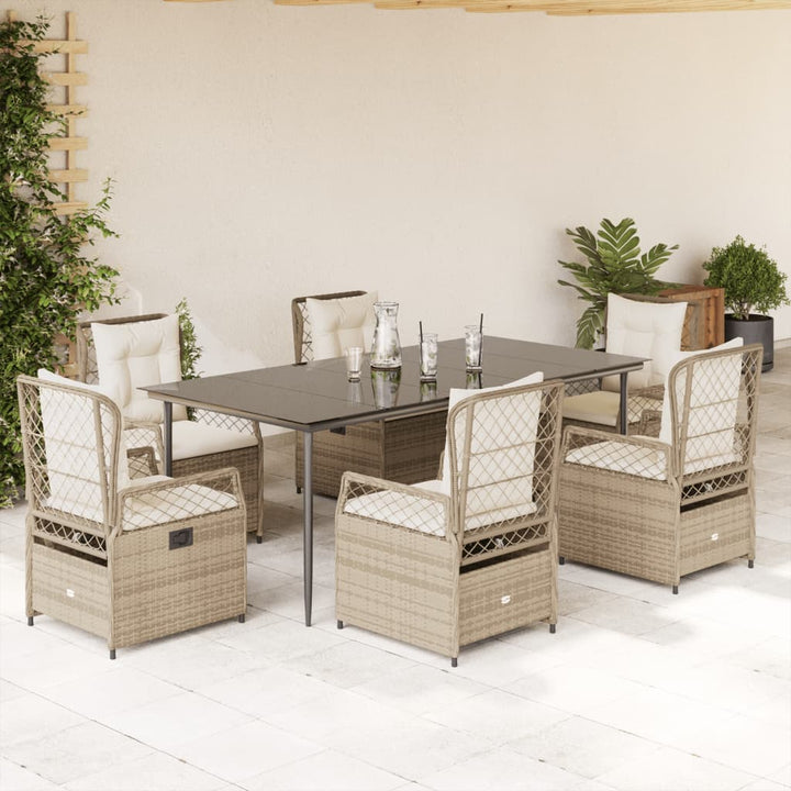 Set Mobilier De Grădină Cu Perne, 3 Piese, , Poliratan
