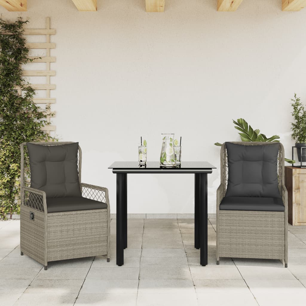 Set Mobilier De Grădină Cu Perne, 7 Piese, , Poliratan