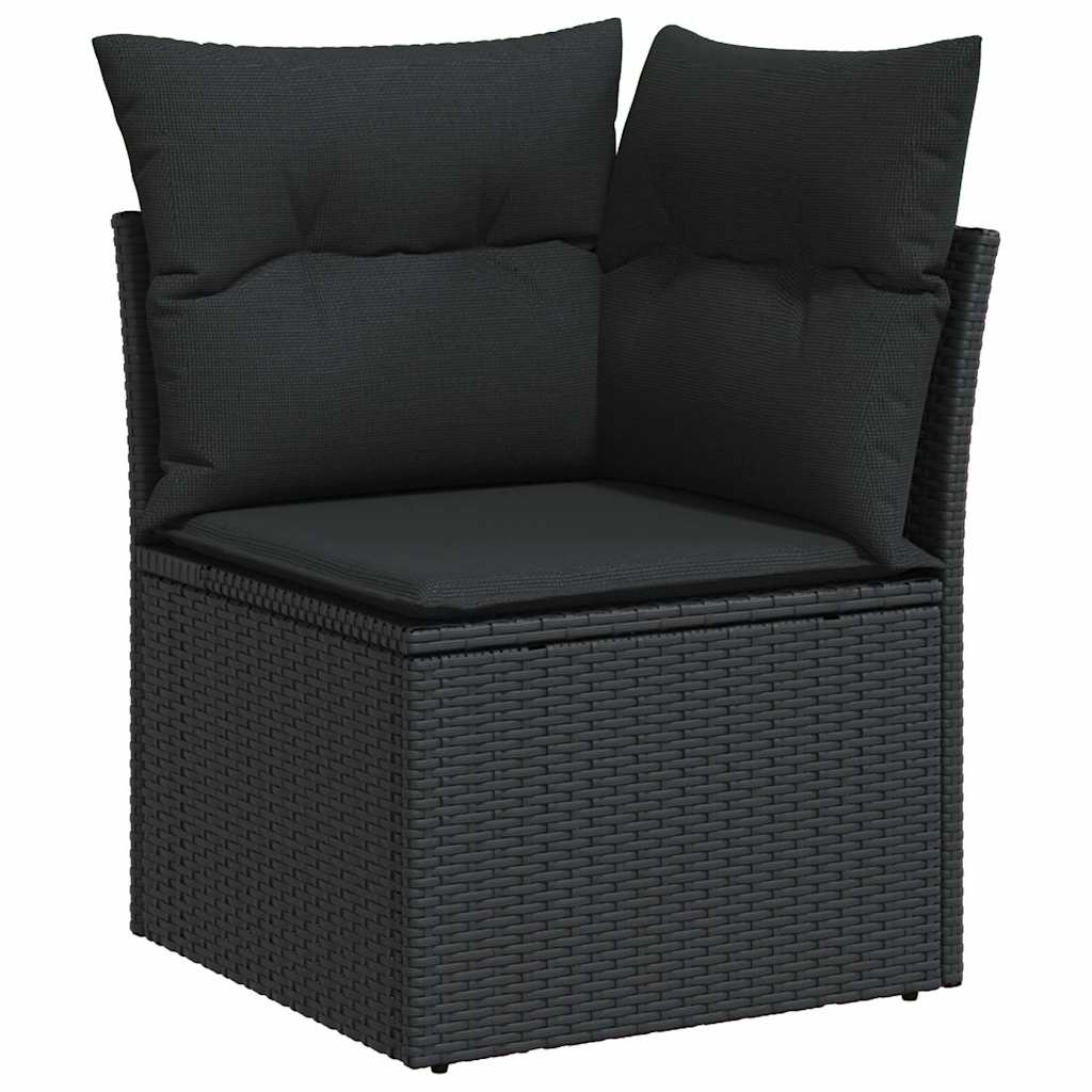 Set Canapele De Grădină Cu Perne, 11 Piese, , Poliratan