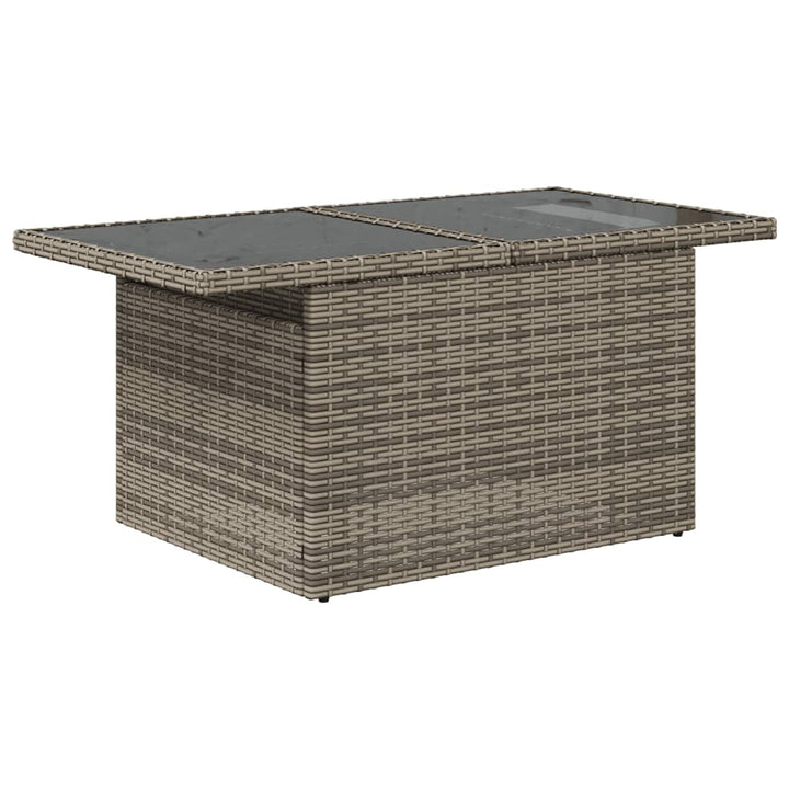 Set Canapea De Grădină Cu Perne, 5 Piese, , Poliratan