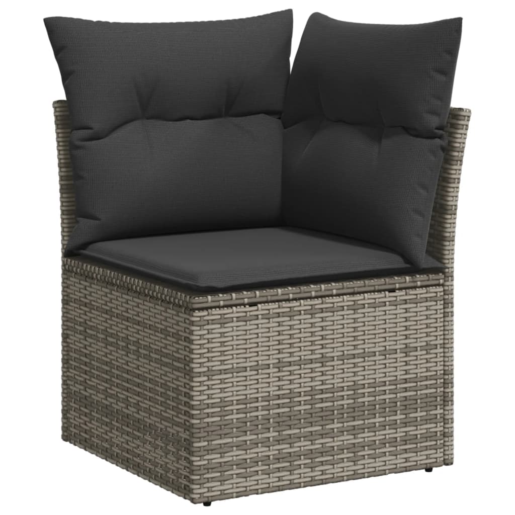 Set Canapele De Grădină, 9 Piese, Cu Perne, , Poliratan