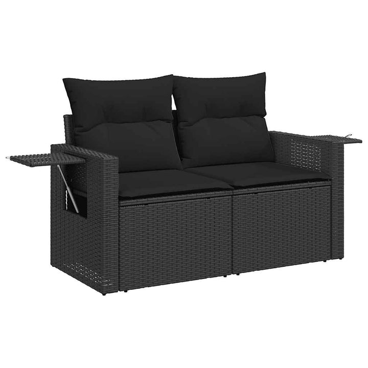 Set Canapele De Grădină Cu Perne, 10 Piese, , Poliratan