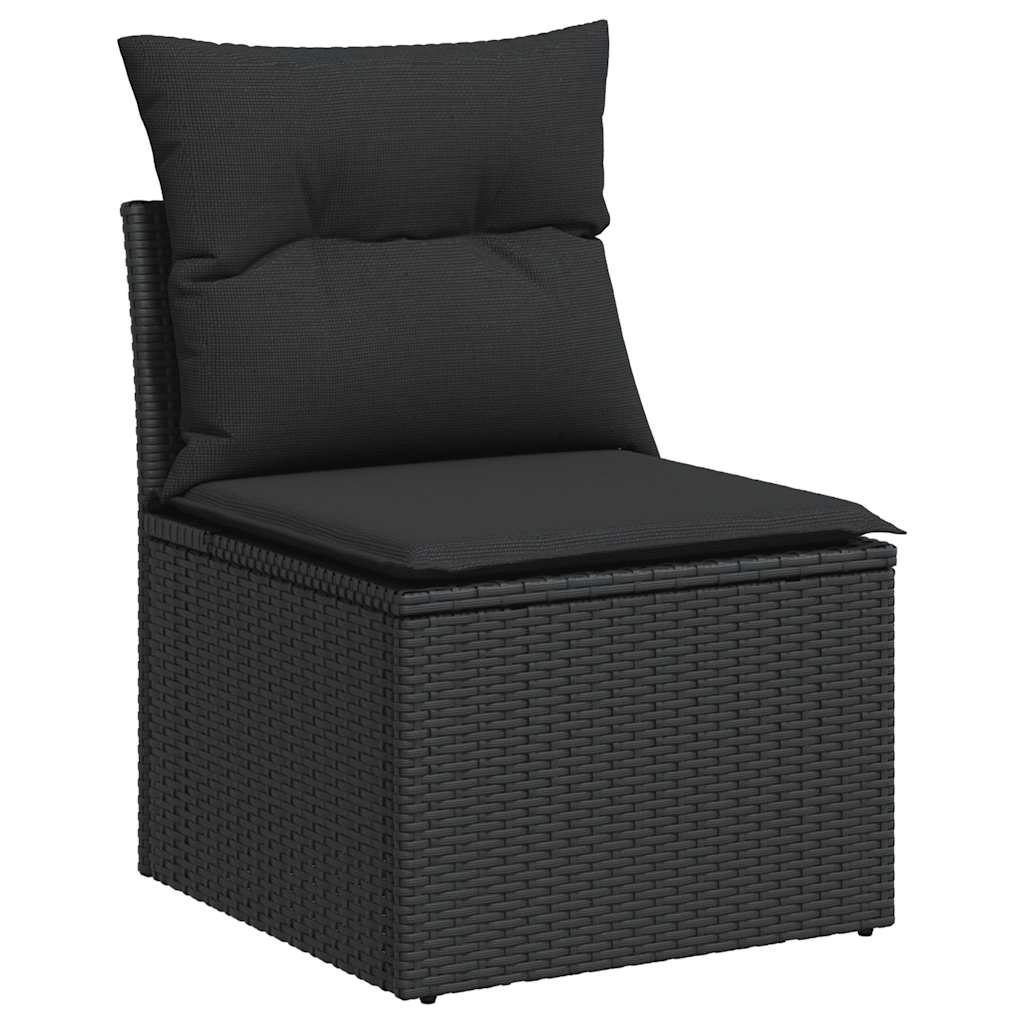 Set Canapele De Grădină Cu Perne, 10 Piese, , Poliratan