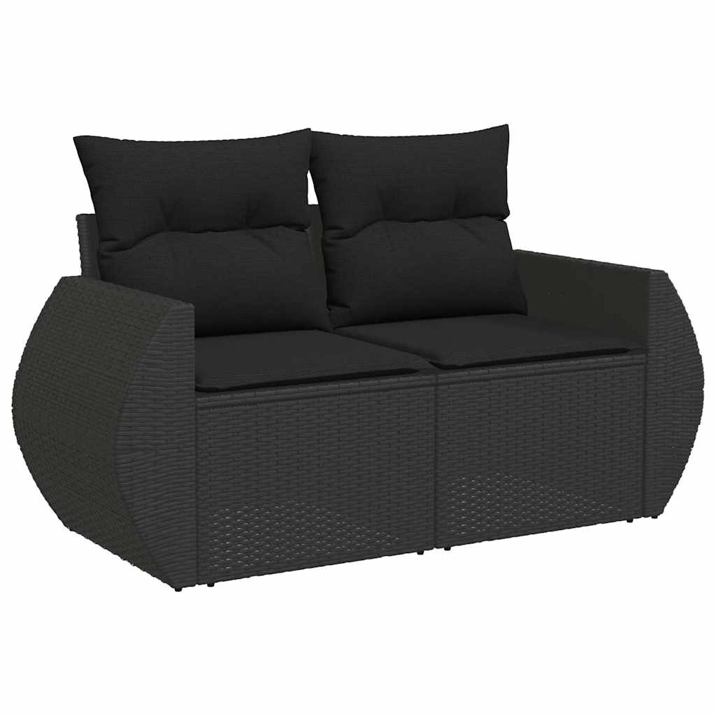 Set Canapele De Grădină Cu Perne, 10 Piese, , Poliratan