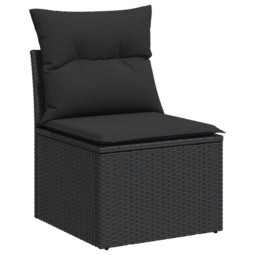 Set Canapele De Grădină Cu Perne, 10 Piese, , Poliratan