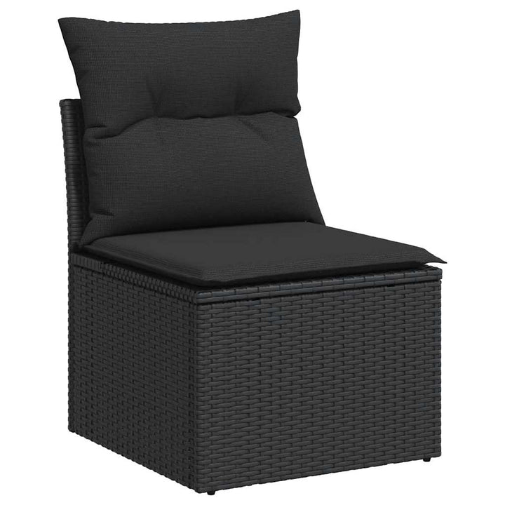 Set Canapele De Grădină Cu Perne, 10 Piese, , Poliratan