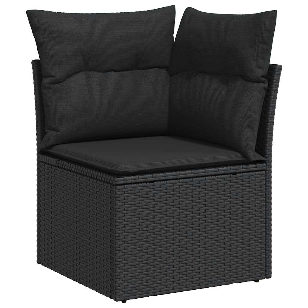Set Canapele De Grădină Cu Perne, 11 Piese, , Poliratan