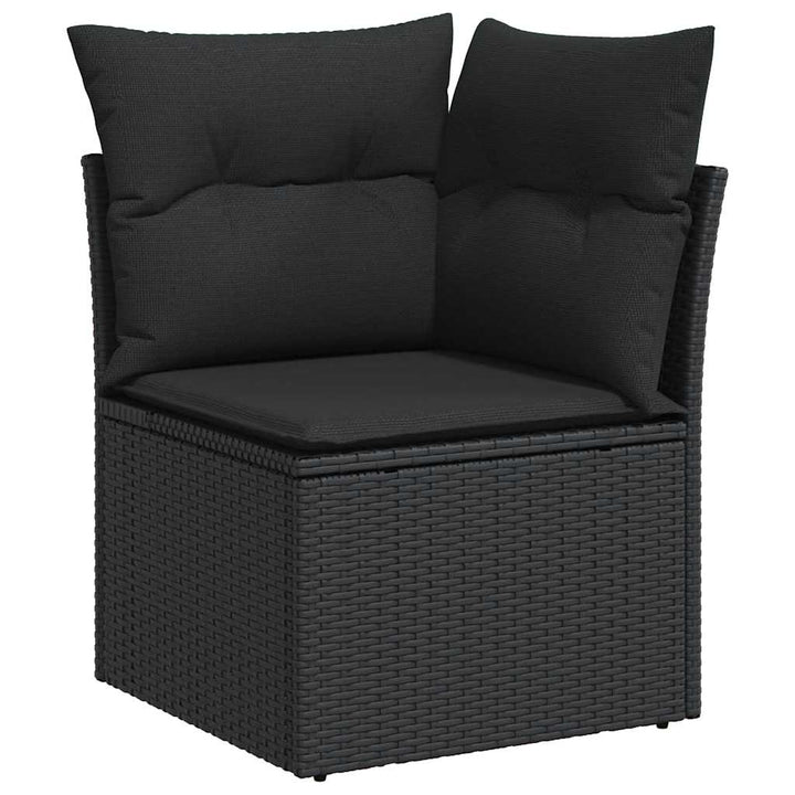 Set Canapele De Grădină Cu Perne, 11 Piese, , Poliratan