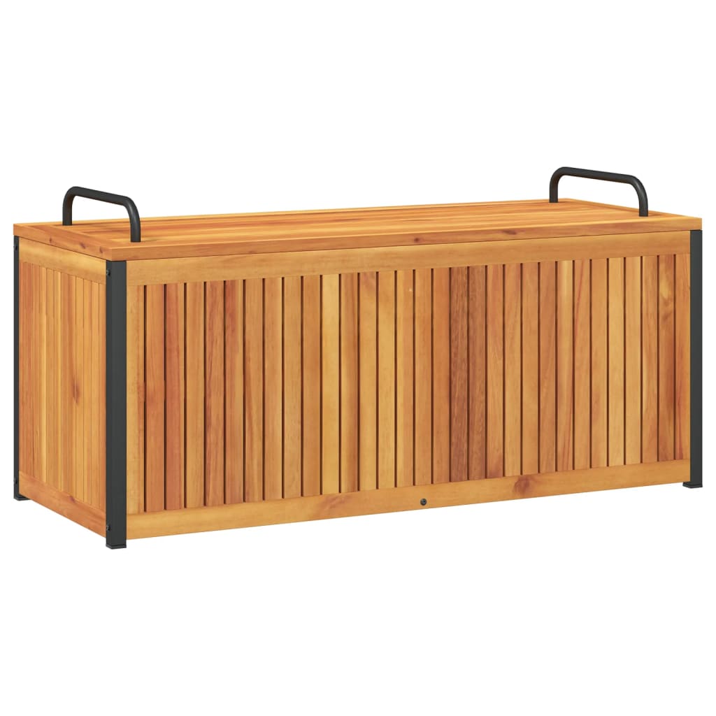 Cutie Perne De Exterior 110X45X42/53Cm Lemn Masiv Acacia/Oțel
