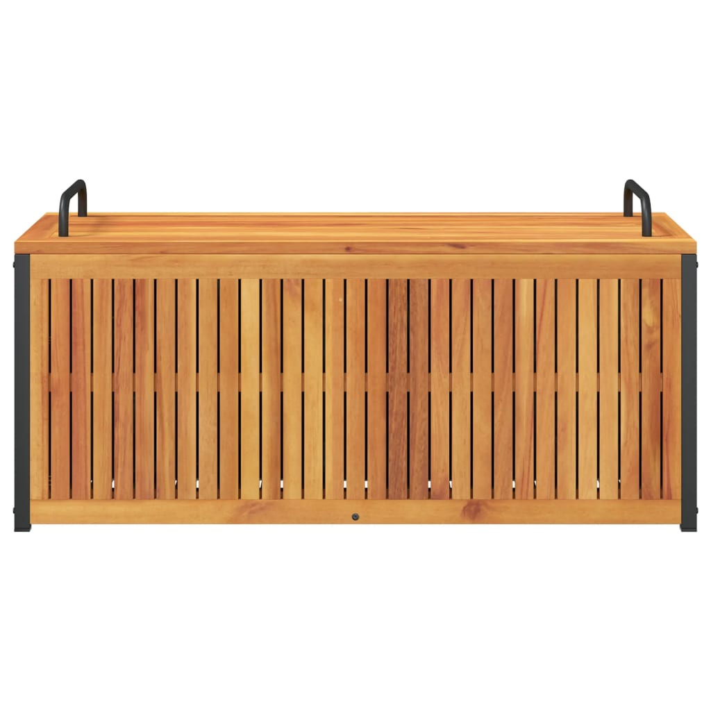 Cutie Perne De Exterior 110X45X42/53Cm Lemn Masiv Acacia/Oțel