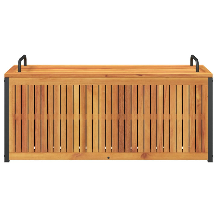 Cutie Perne De Exterior 110X45X42/53Cm Lemn Masiv Acacia/Oțel