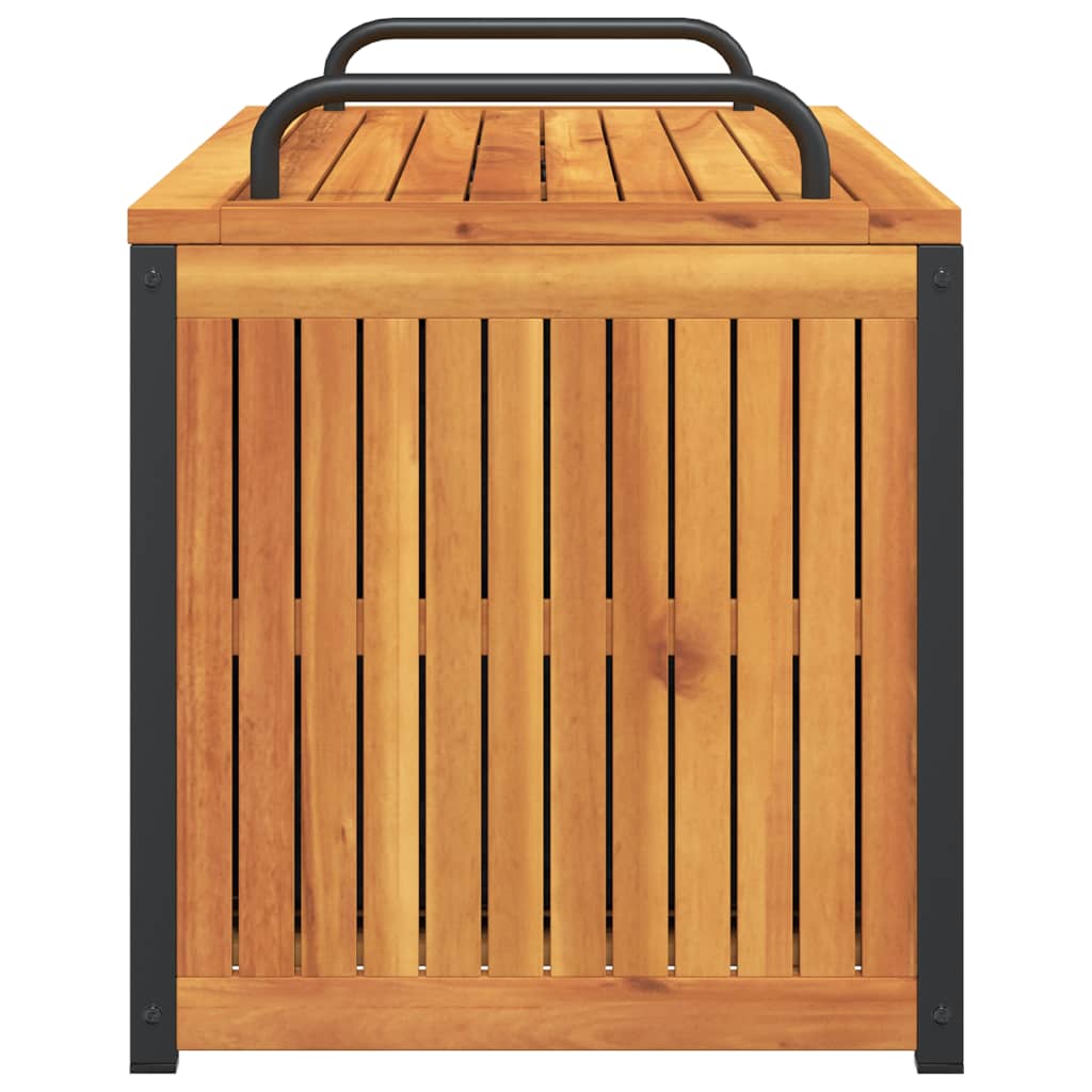 Cutie Perne De Exterior 110X45X42/53Cm Lemn Masiv Acacia/Oțel