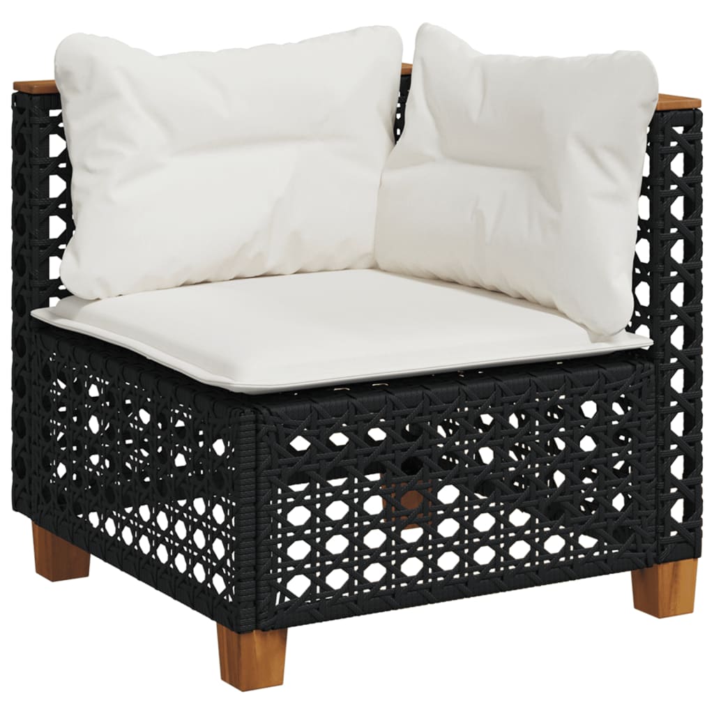 Set Mobilier De Grădină Cu Perne, 5 Piese, , Poliratan